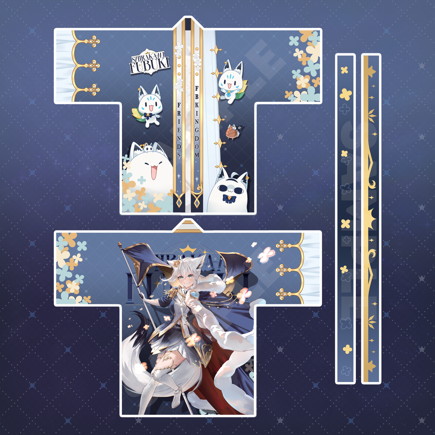 [Pre-Order] Unofficial Fubuki「Concert」Fan Happi Coat